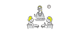 預かり時間のイラスト
